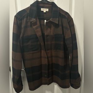 Madewell Men’s Boxy Shirt Jacket Flannel New with Tags